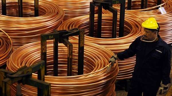 Iran to export 1000 tons of copper to China