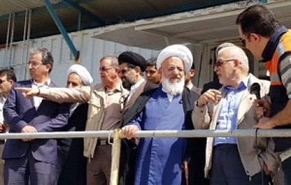 امام جمعه یزد از معدن و واحد‌های صنعتی چادرملو بازدید کرد