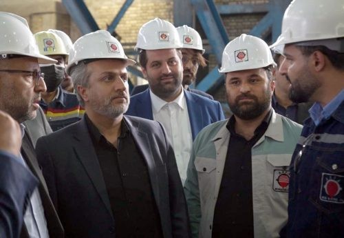 بازدید وزیر صمت از شرکت‌های چادرملو و آهن و فولاد ارفع