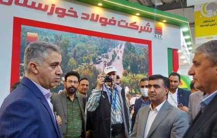 سومين رور نمایشگاه بین‌المللی محیط زیست با حضور رئیس سازمان انرژی اتمی ایران از غرفه فولاد خوزستان همراه شد