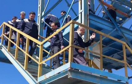 بازدید مدیرعامل ذوب آهن اصفهان از مدیریت ایمنی و آتش نشانی شرکت